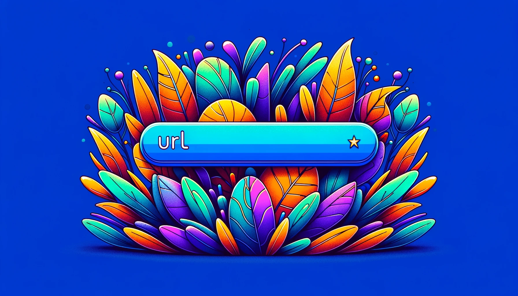 url cover - url bar and plants