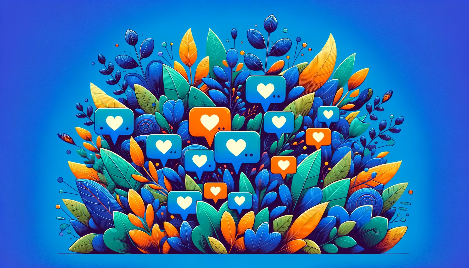 smm social media marketing cover - hearts and plants