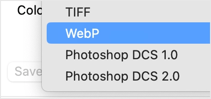 choose WebP