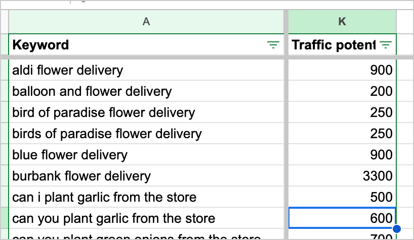 vlookup example with keywords
