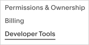 Developer Tools Squarespace