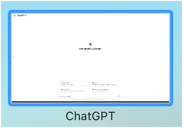 ChatGPT as a window